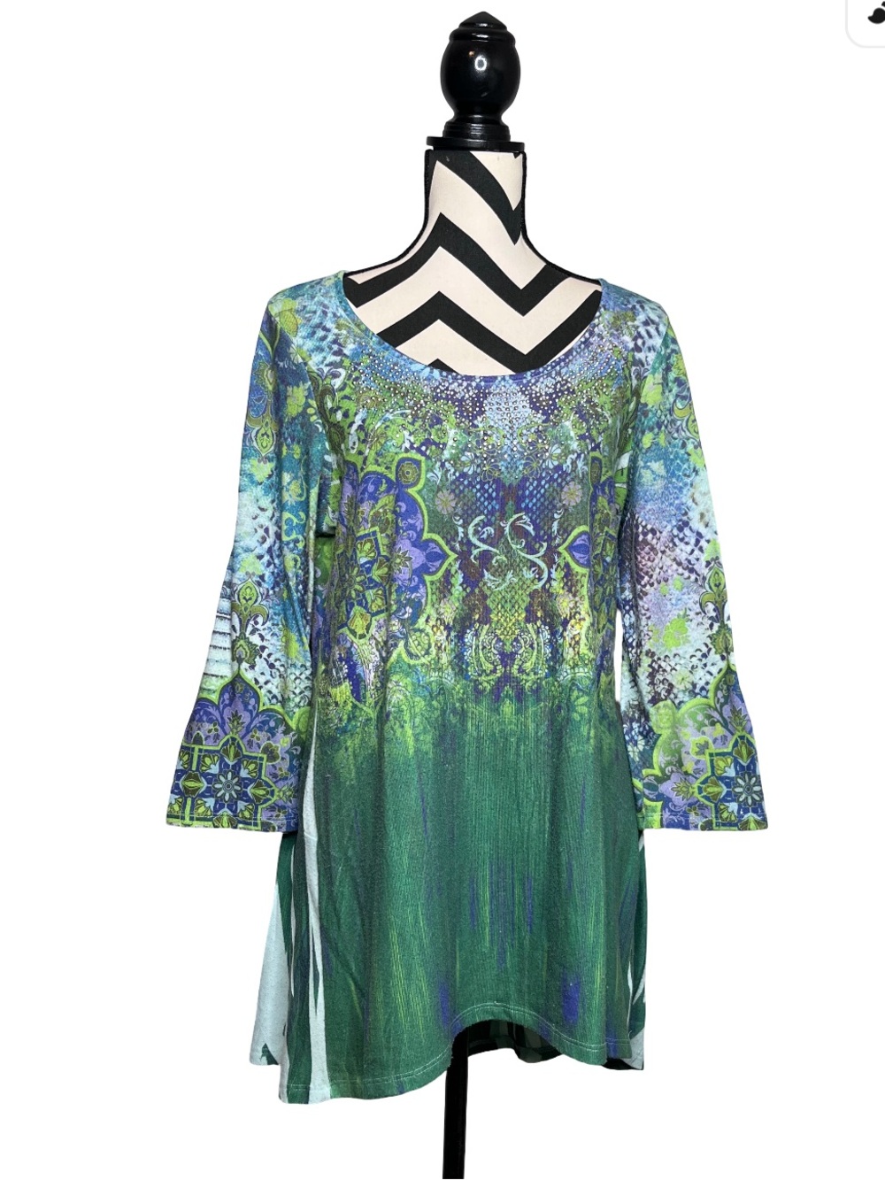Y2K Whimsigoth Fairy Grunge Boho Mystical Witchy Tunic Top Sz XL